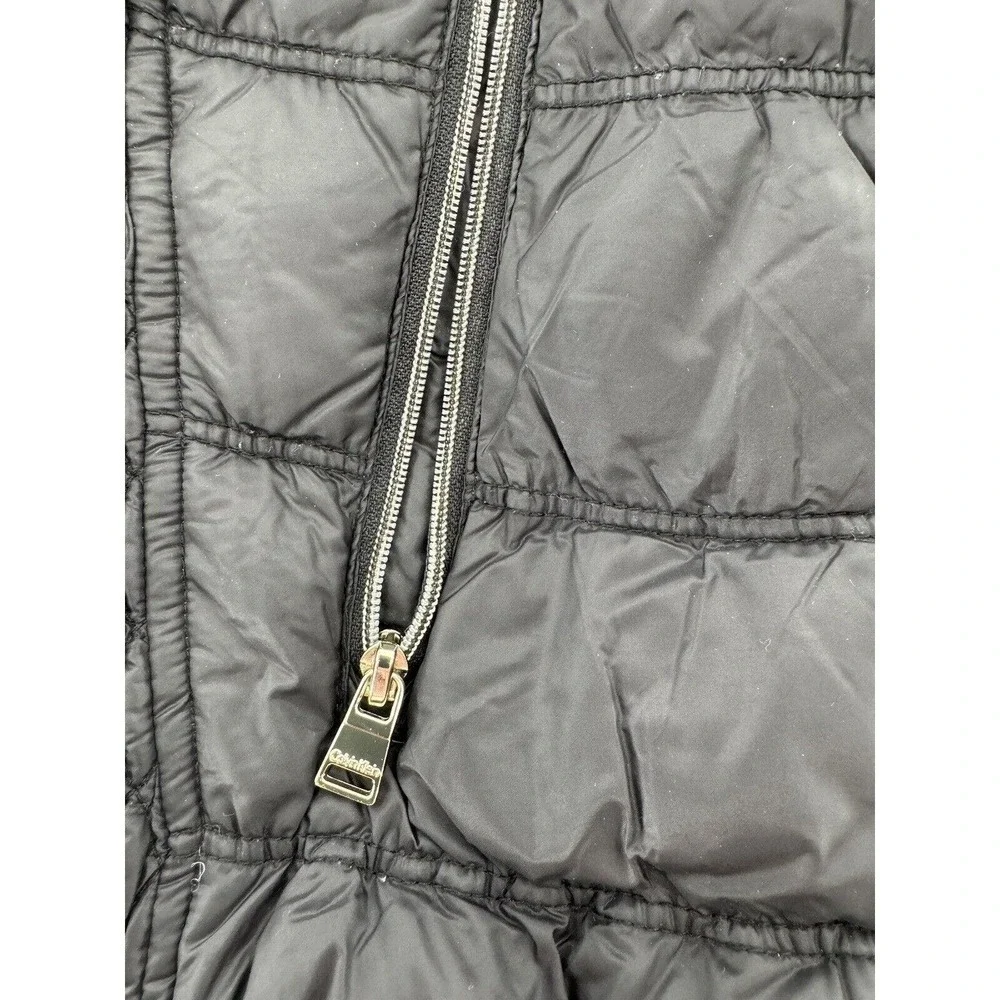 Calvin Klein Vest Sz M Black Duck Down Puffer Quilted Performance Pockets - Picture 5 of 11